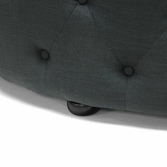 Baxton Studio Cardiff Ottoman Beige 2 Baxton Studio Cardiff Ottoman Beige - Image 2