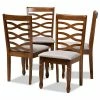 Baxton Studio Elijah Dining Chair 4-piece Set