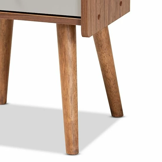 Baxton Studio Elario Nightstand Table 7 Baxton Studio Elario Nightstand Table - Image 7
