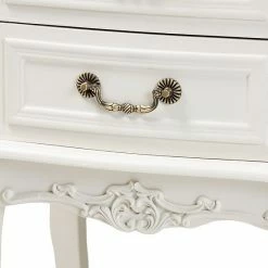 Baxton Studio Amalie White 2-Drawer Nightstand 10 Baxton Studio Amalie White 2-Drawer Nightstand -Baxton Studio Sales unnamed file 4933