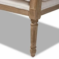 Baxton Studio Clemence Natural Loveseat 12 Baxton Studio Clemence Natural Loveseat -Baxton Studio Sales unnamed file 4942