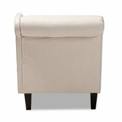 Baxton Studio Florent Chaise Beige Khaki 11 Baxton Studio Florent Chaise Beige Khaki -Baxton Studio Sales unnamed file 4954