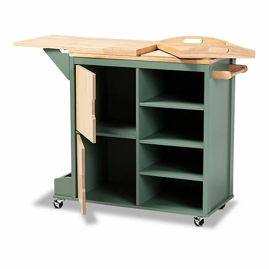 Baxton Studio Dorthy Kitchen Cart 7 Baxton Studio Dorthy Kitchen Cart - Image 7