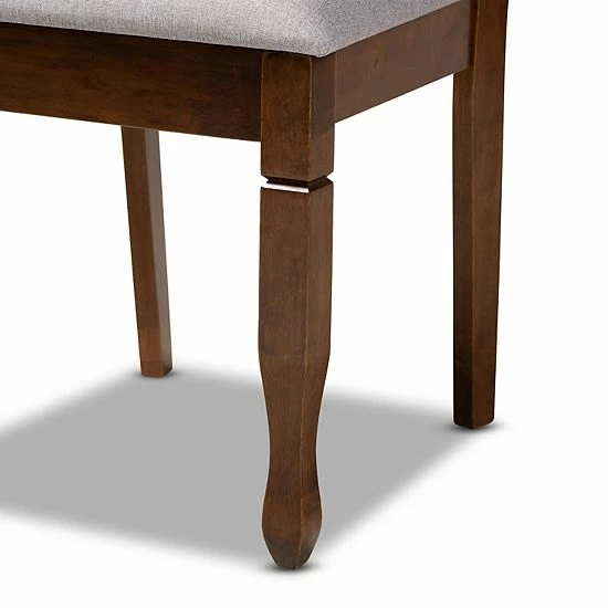 Baxton Studio Maya Dining Table & Chair 5-piece Set 5 Baxton Studio Maya Dining Table & Chair 5-piece Set - Image 5