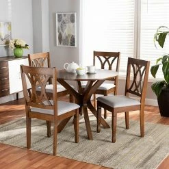 Baxton Studio Maya Dining Table & Chair 5-piece Set 12 Baxton Studio Maya Dining Table & Chair 5-piece Set -Baxton Studio Sales unnamed file 5003