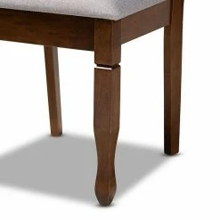 Baxton Studio Leon Dining Table & Chair 5-piece Set -Baxton Studio Sales unnamed file 5010