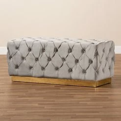 Baxton Studio Corrine Tufted Ottoman Navy Blue Gold 14 Baxton Studio Corrine Tufted Ottoman Navy Blue Gold -Baxton Studio Sales unnamed file 5079