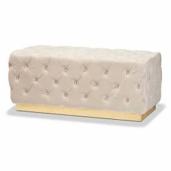 Baxton Studio Corrine Tufted Ottoman Navy Blue Gold 16 Baxton Studio Corrine Tufted Ottoman Navy Blue Gold -Baxton Studio Sales unnamed file 5081