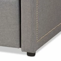 Baxton Studio Raymond Twin Daybed & Trundle Gray 12 Baxton Studio Raymond Twin Daybed & Trundle Gray -Baxton Studio Sales unnamed file 5088