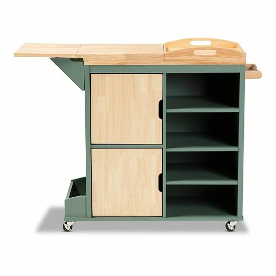 Baxton Studio Dorthy Kitchen Cart 8 Baxton Studio Dorthy Kitchen Cart - Image 8