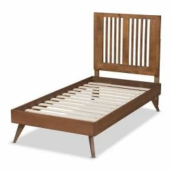 Baxton Studio Takeo Platform Bed