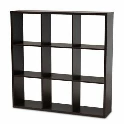 Baxton Studio Janne 9-Cube Bookcase