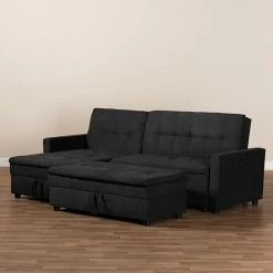 Baxton Studio Noa Sectional Sofa Charcoal 12 Baxton Studio Noa Sectional Sofa Charcoal -Baxton Studio Sales unnamed file 5123