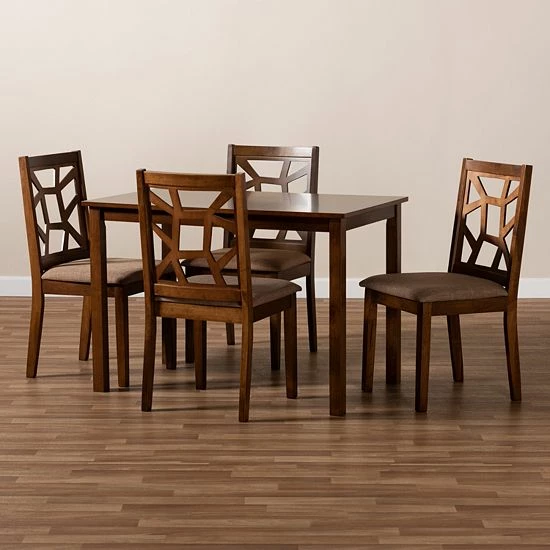 Baxton Studio Abilene Dining Set 6 Baxton Studio Abilene Dining Set - Image 6