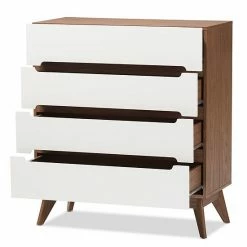Baxton Studio Calypso Mid-Century 4-Drawer Dresser -Baxton Studio Sales unnamed file 5155