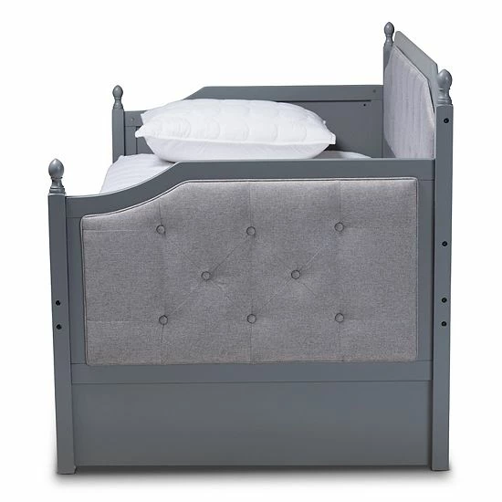 Baxton Studio Mara Twin Daybed White 8 Baxton Studio Mara Twin Daybed White - Image 8