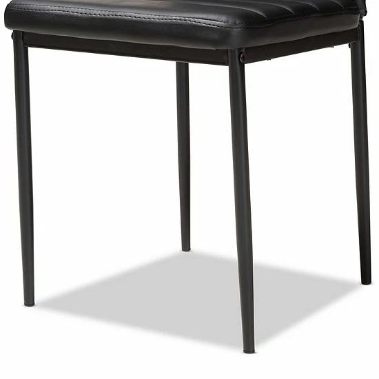 Baxton Studio Armand Dining Chair Brown 3 Baxton Studio Armand Dining Chair Brown - Image 3