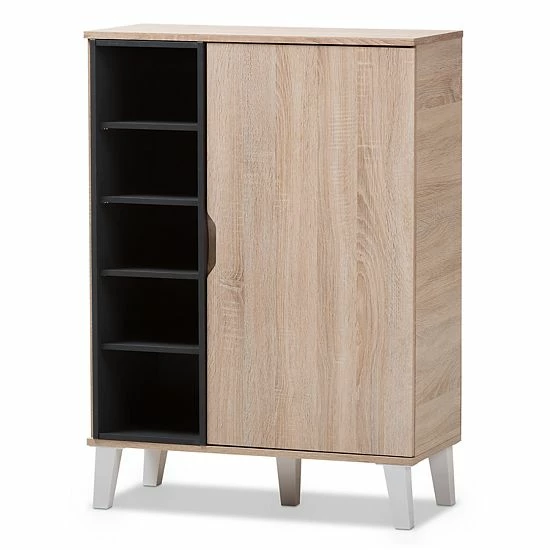 Baxton Studio Adelina Shoe Cabinet 3 Baxton Studio Adelina Shoe Cabinet - Image 3