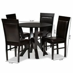Baxton Studio Nada Dining Table & Chair 5-piece Set 15 Baxton Studio Nada Dining Table & Chair 5-piece Set -Baxton Studio Sales unnamed file 5269
