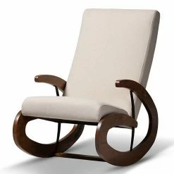 Baxton Studio Kaira Rocking Chair Beige -Baxton Studio Sales unnamed file 5276