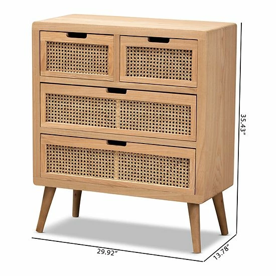 Baxton Studio Alina Storage Cabinet 8 Baxton Studio Alina Storage Cabinet - Image 8