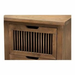 Baxton Studio Clement 2-Drawer Nightstand Table 4 Baxton Studio Clement 2-Drawer Nightstand Table -Baxton Studio Sales unnamed file 5290