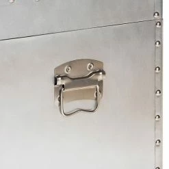 Baxton Studio Serge Lift-Top 2-Drawer Silver Storage Cabinet -Baxton Studio Sales unnamed file 5308