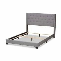 Baxton Studio Brady Tufted Bed Gray 11 Baxton Studio Brady Tufted Bed Gray -Baxton Studio Sales unnamed file 534