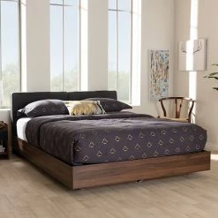Baxton Studio Iselin Dark Gray Queen Platform Bed 6 Baxton Studio Iselin Dark Gray Queen Platform Bed -Baxton Studio Sales unnamed file 5355