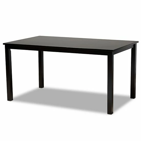 Baxton Studio Minette Dining Table, Bench & Chair 6-piece Set 5 Baxton Studio Minette Dining Table, Bench & Chair 6-piece Set - Image 5