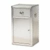 Baxton Studio Serge Silver Cabinet