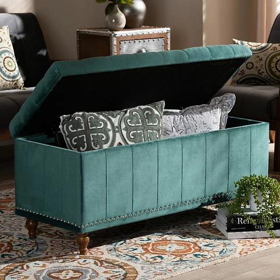 Baxton Studio Kaylee Storage Bench Ottoman Navy Baxton Studio Kaylee Storage Bench Ottoman Navy -Baxton Studio Sales unnamed file 5459