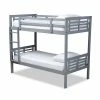 Baxton Studio Liam Twin Bunk Bed Gray