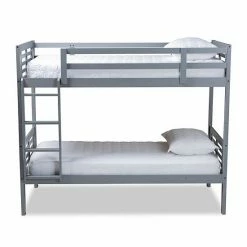 Baxton Studio Liam Twin Bunk Bed Gray 8 Baxton Studio Liam Twin Bunk Bed Gray -Baxton Studio Sales unnamed file 5469