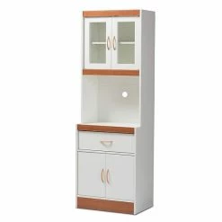 Baxton Studio Laurana Kitchen Storage Cabinet Brown