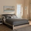 Baxton Studio Jamie Storage Queen Platform Bed