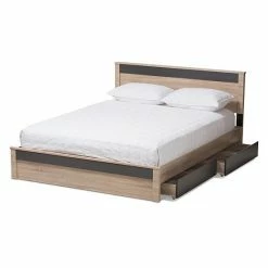 Baxton Studio Jamie Storage Queen Platform Bed -Baxton Studio Sales unnamed file 5497