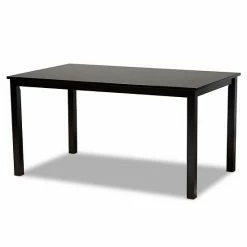 Baxton Studio Bennett Dining Table 6-piece Set Sand Dark Brown 12 Baxton Studio Bennett Dining Table 6-piece Set Sand Dark Brown -Baxton Studio Sales unnamed file 5515