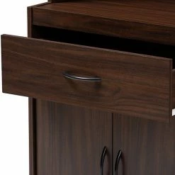 Baxton Studio Laurana Kitchen Storage Cabinet Brown -Baxton Studio Sales unnamed file 553