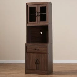 Baxton Studio Laurana Kitchen Storage Cabinet Brown -Baxton Studio Sales unnamed file 554