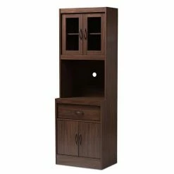 Baxton Studio Laurana Kitchen Storage Cabinet Brown -Baxton Studio Sales unnamed file 555
