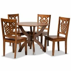 Baxton Studio Wanda Dining 5-piece Set Dark Brown Walnut 20 Baxton Studio Wanda Dining 5-piece Set Dark Brown Walnut -Baxton Studio Sales unnamed file 5577
