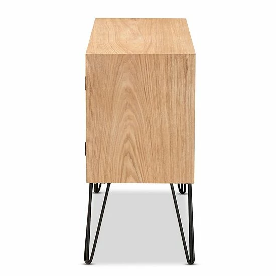 Baxton Studio Denali Storage Cabinet 4 Baxton Studio Denali Storage Cabinet - Image 4