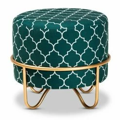 Baxton Studio Candice Ottoman Green 9 Baxton Studio Candice Ottoman Green -Baxton Studio Sales unnamed file 5596