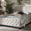 Baxton Studio Marion Bed Beige Black