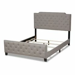 Baxton Studio Marion Bed Beige Black -Baxton Studio Sales unnamed file 567