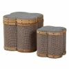 Baxton Studio Marilyn Ottoman 2-piece Set
