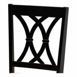 Baxton Studio Reneau Dining Table & Chair 7-piece Set Gray Espresso -Baxton Studio Sales unnamed file 5729