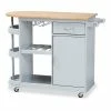 Baxton Studio Donnie Kitchen Bar Cart
