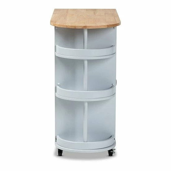 Baxton Studio Donnie Kitchen Bar Cart 7 Baxton Studio Donnie Kitchen Bar Cart - Image 7